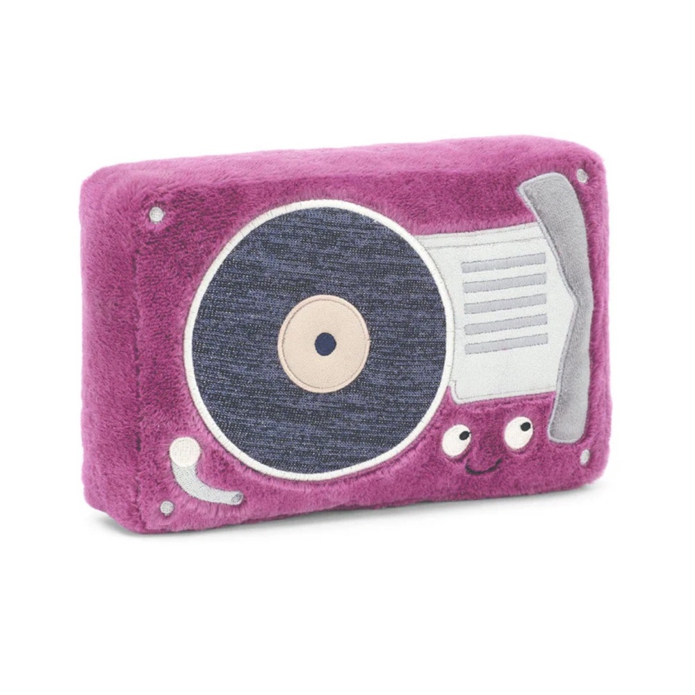 🎶✨NWT Jellycat Wiggedy Record Player plush with sound rare